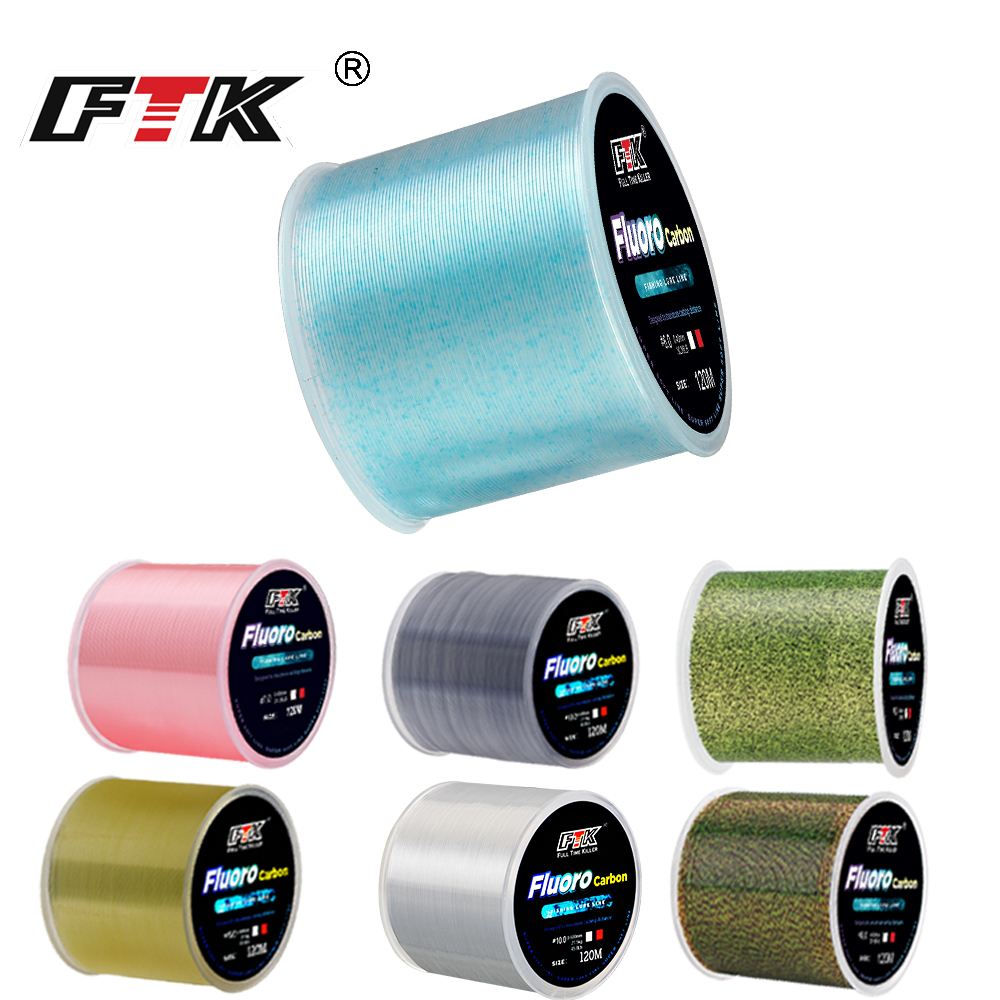 Fluorocarbon Line - FTK 120 м невидимая леска в