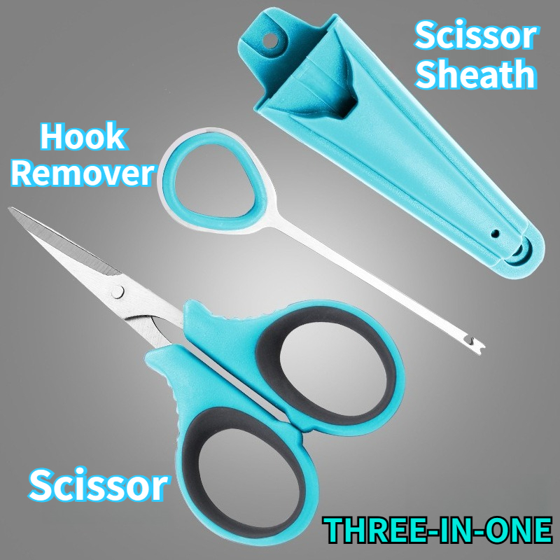Fishing Line Cutter - Набор рыболовных ножниц 3-в-1 из нержавеющей